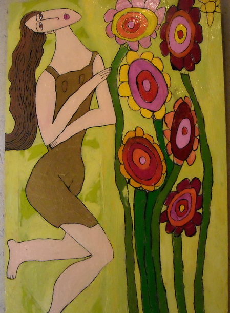 woman-flowers